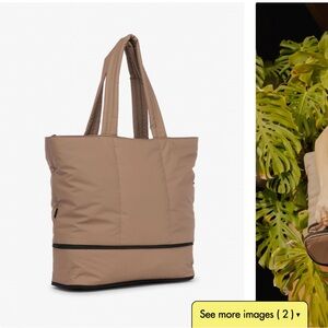 Tote Bag calpak Luka expandable laptop bag chocolate